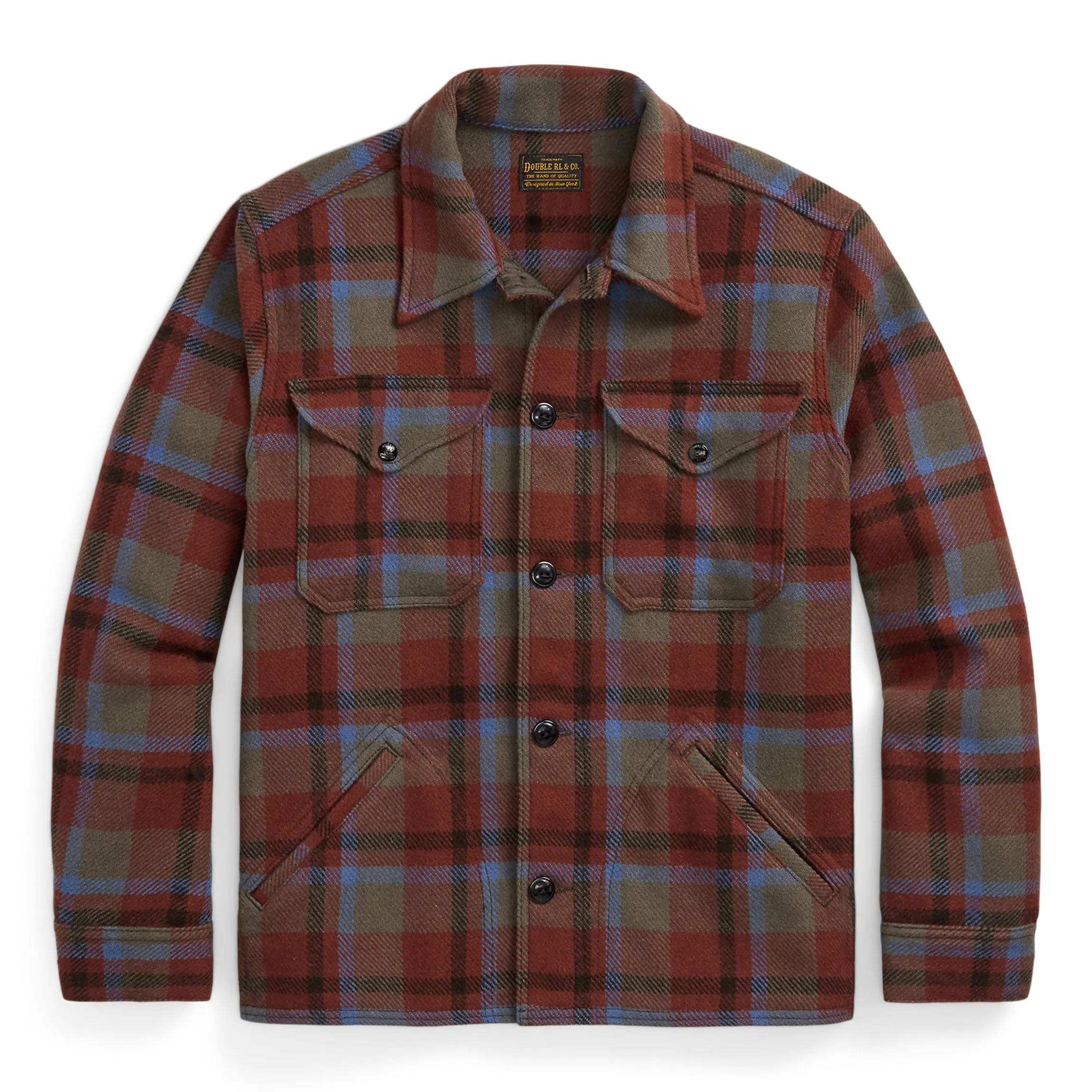RRL Ace Cruiser Shirt Jacket - Maroon Plaid | Shirt Jackets RRL Ace Cruiser Shirt Jacket - Maroon Plaid | Shirt Jackets